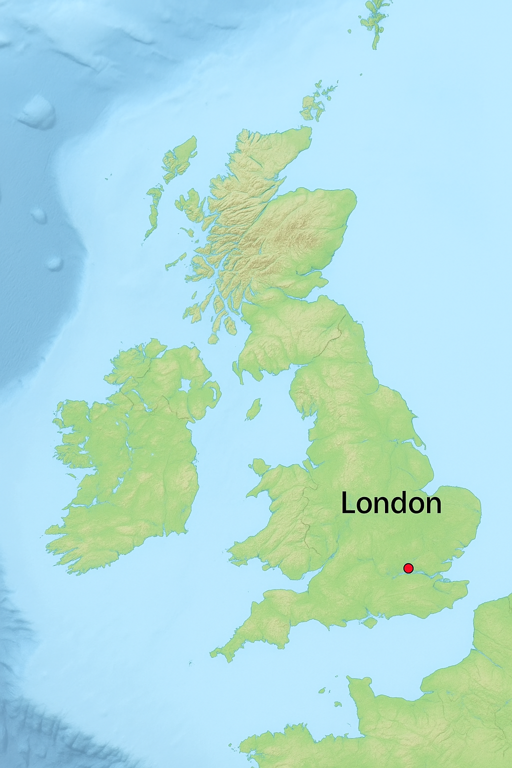 mapa londyna