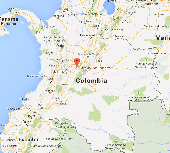 Tequendama mapa