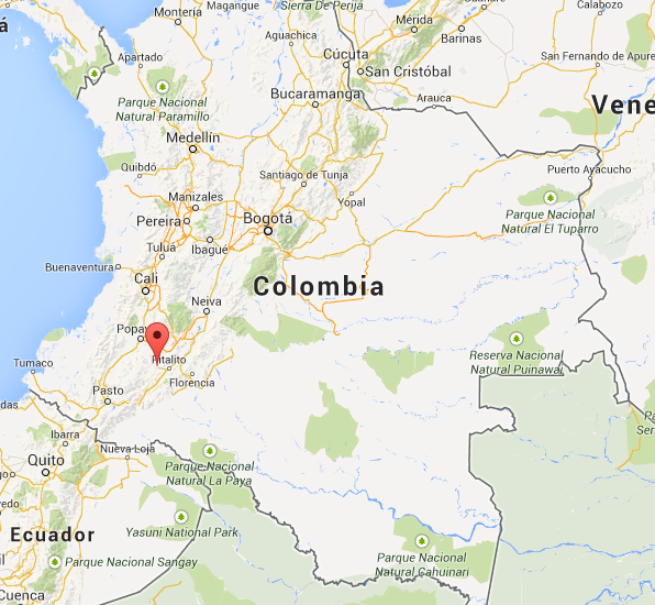 san augustin mapa