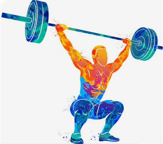 Image of lifting weights