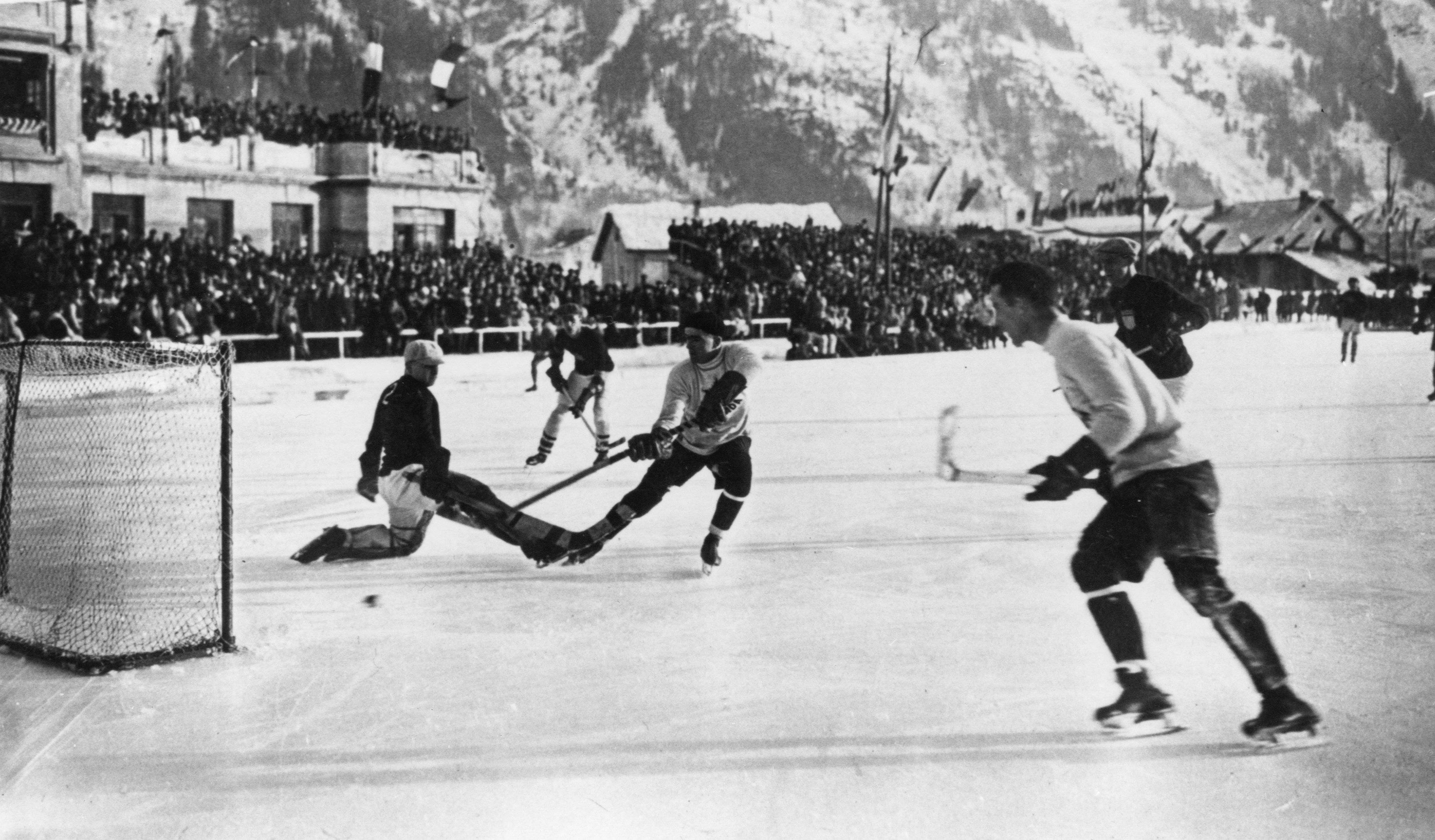 The early years of Olympic ice hockey often featured one-sided victories by Canada, along with a string of gold medals.