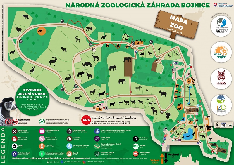 Mapa zoo