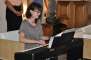 Slávnostné odovzdávanie vysvedčení absolventom školy - Program sa začínal krásnou hrou Terézie Turčanovej na klavíri