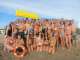 Plavecký výcvik Taliansko 2013 - Skupinová fotka na pláži